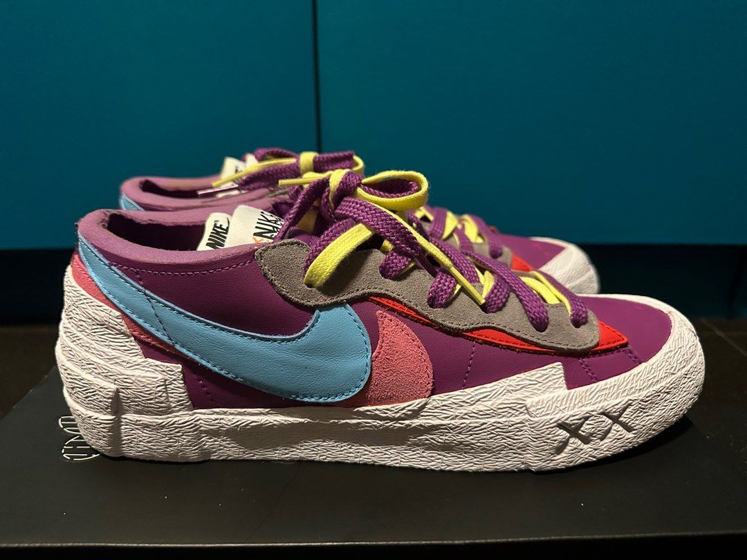 sacai nike blazer low on feet