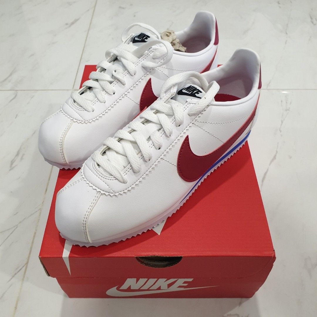 White nike leather sneakers sale