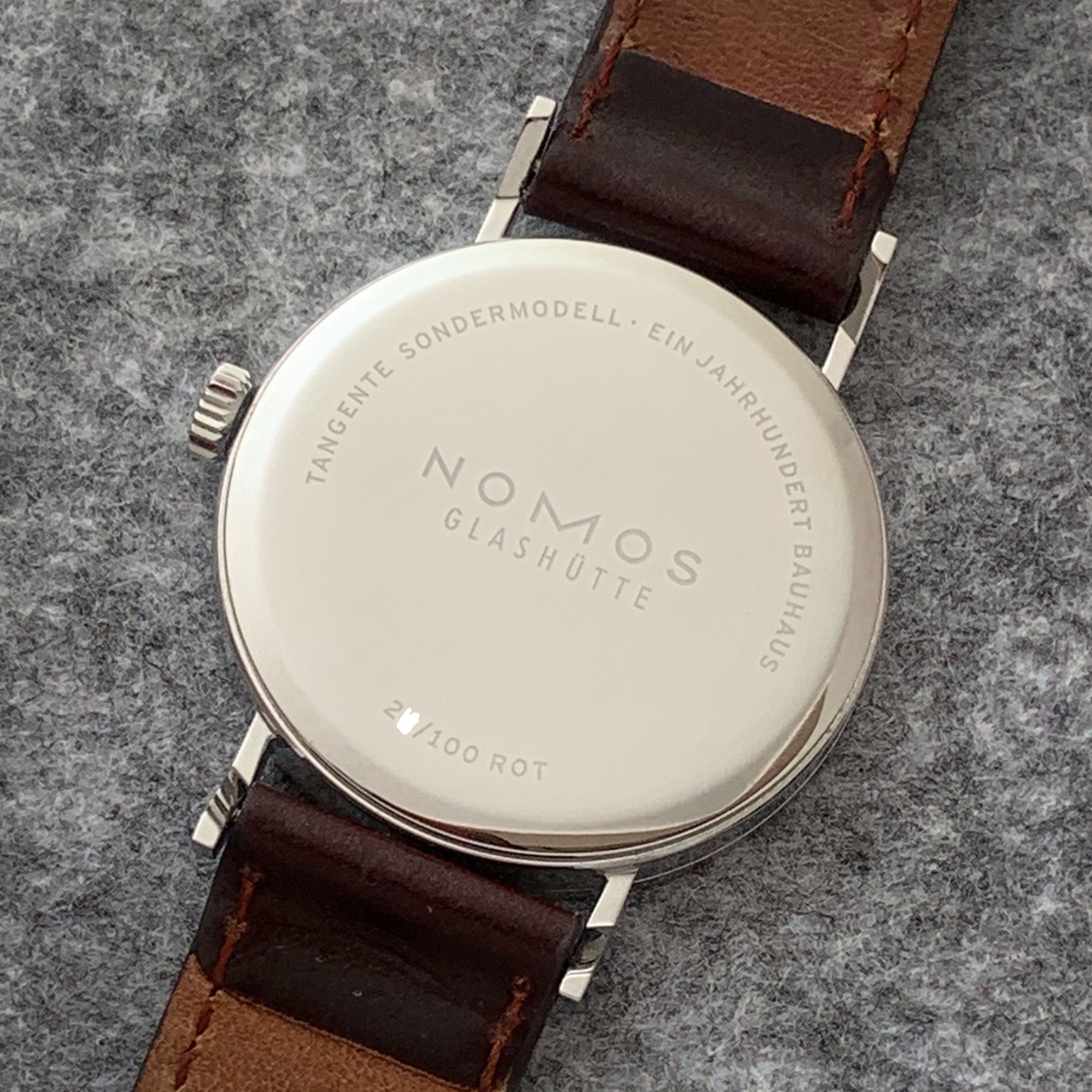 Nomos bauhaus limited edition deals