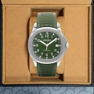 Olive Green Aquanaut SeikoMod (Custom Handmade)