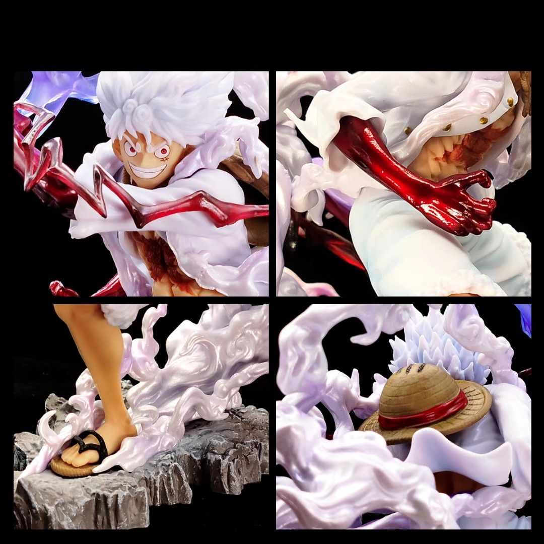 One Piece Figure - Luffy Gear 5 Moon LED