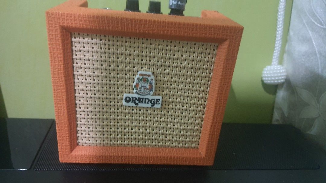 Orange mini amp, Hobbies & Toys, Music & Media, Musical Instruments on Carousell