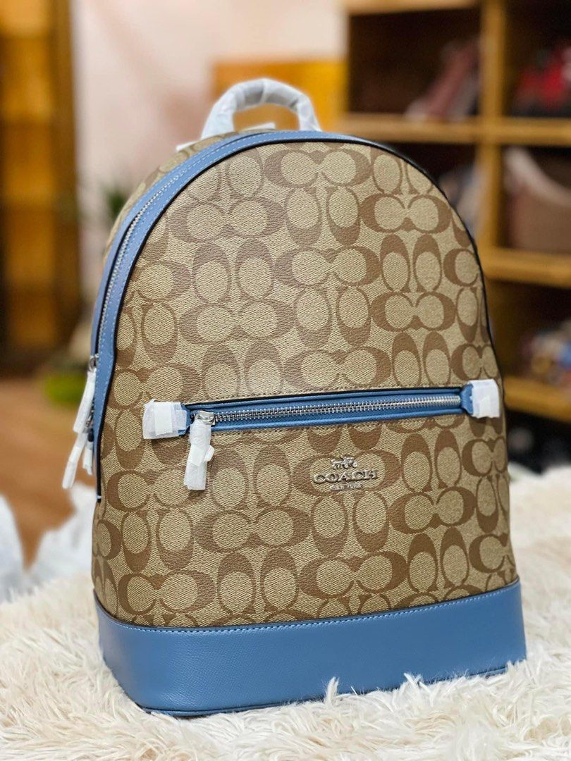💯ORIGINAL COACH KENLEY BACKPACK BLUE KHAKI (Category: Luxury Bags & Wallets) located in Quezon City. Submitted by ashongsstore (Listing ID 1223816111, Image 1). Description: 🐎C0AÇH COLLECTION 🐎 🇵🇭ONHAND🇵🇭 ‼️Please look at our pictures as that is exactly what you are purchasing‼️ 💯GUARANTEED ORIGINAL AND AUTHENTIC or TRIPLE YOUR MONEY BACK! Not REPLICA, OEM, TOP GRADE QUALITY, AUTHENTIC QUALITY or Any other Terms to DENOTE FAKE! 😎 . . . D