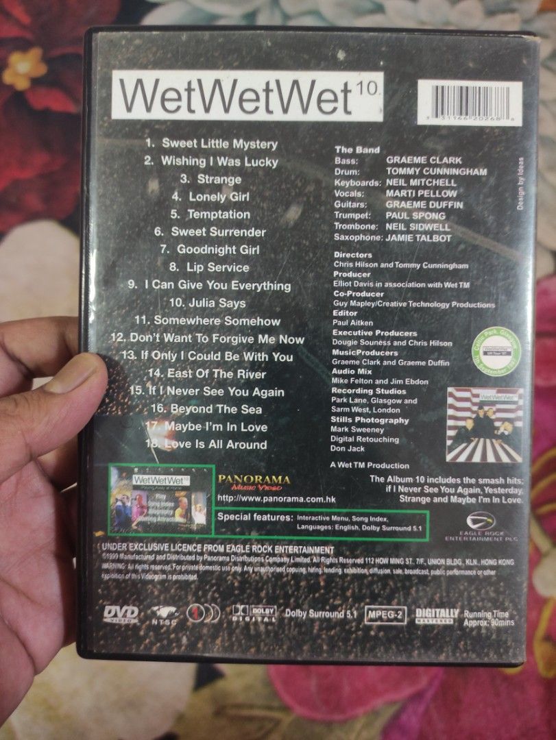 Original Wet Wet Wet 1997 Glasgow Concert, Hobbies & Toys, Music