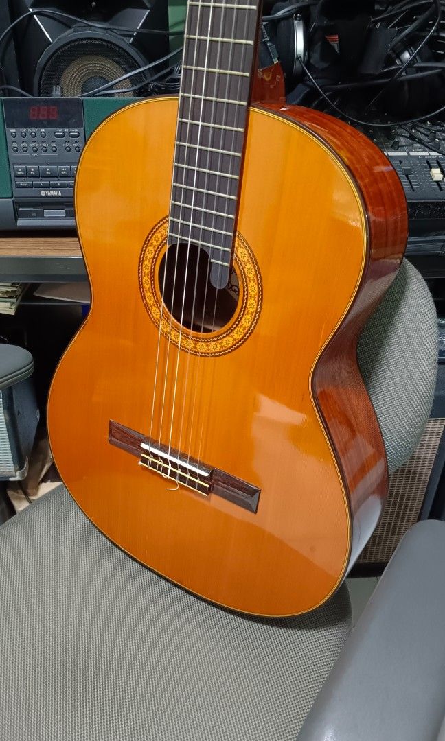 Osamu sakamoto g250 hand made classical guitar (Category: Musical Instruments) located in Paranaque City. Submitted by yourhonorvoy (Listing ID 1250824506, Image 3). Description: 👏👏👏 New arrival from japan🇯🇵 Osamu sakamoto g-250 25k only With soft case Rare model Old strings installled 👍Payment thru cash, bank transfer, gcash or in any remittance center 🚚We do shipping👍via lalamove,speedy, toktok and grab ✈️🚢🚆We also ship nation wide, d