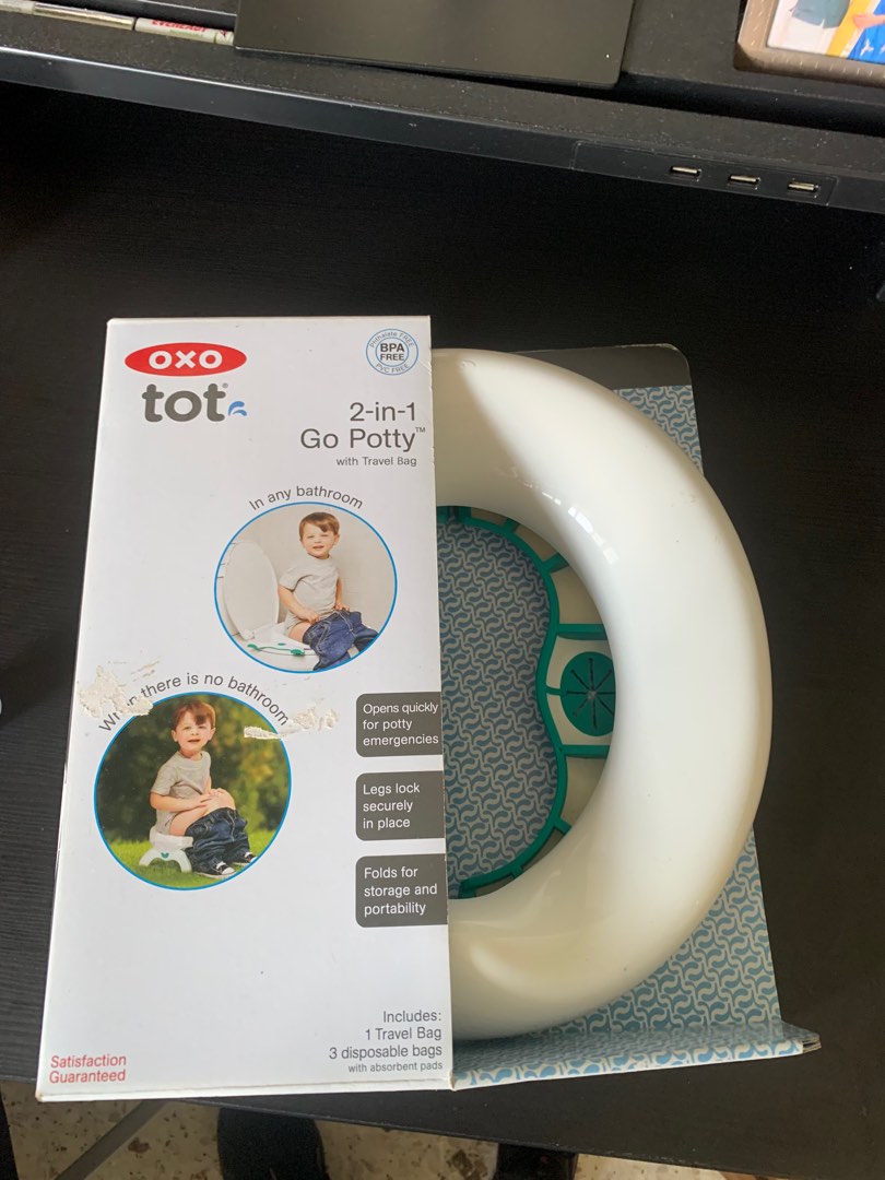 Oxo tot portable potty, Babies & Kids, Bathing & Changing, Toilet