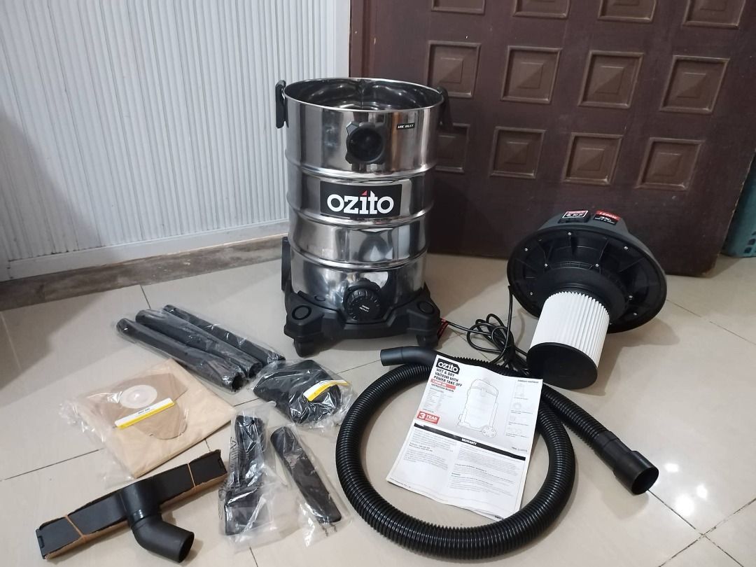 OZITO Wet And Dry Vacuum With Power Take Off 36 L, Furniture & Home