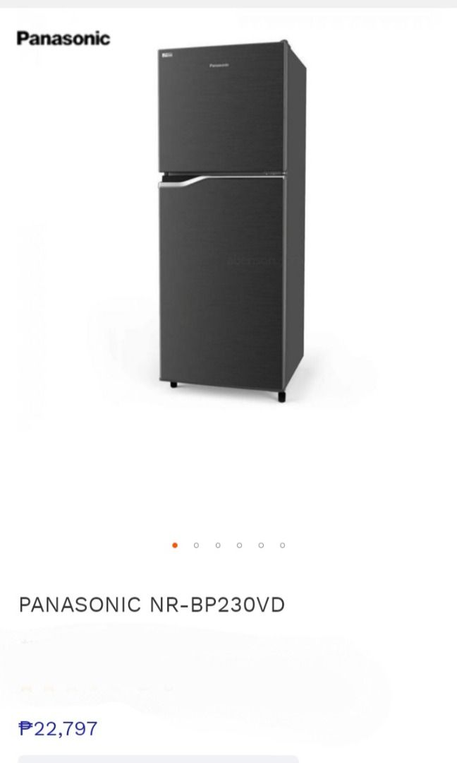 PANASONIC REFRIGERATOR NRBP230VD, TV & Home Appliances, Kitchen