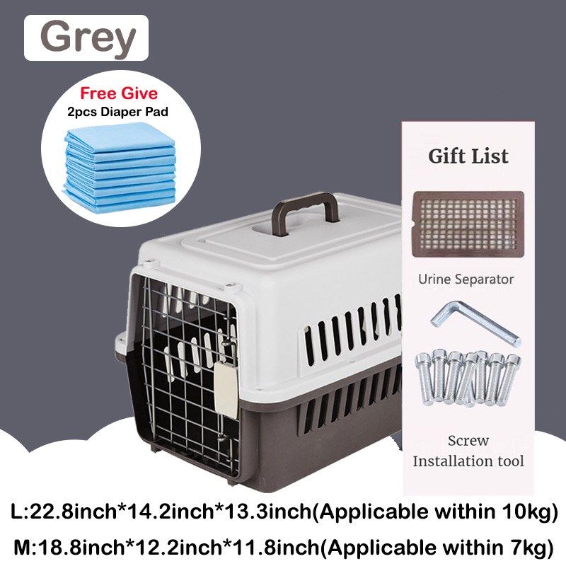Pet Carrier Travel Cage Dog Cage Carrier Large Cat Cage Airline