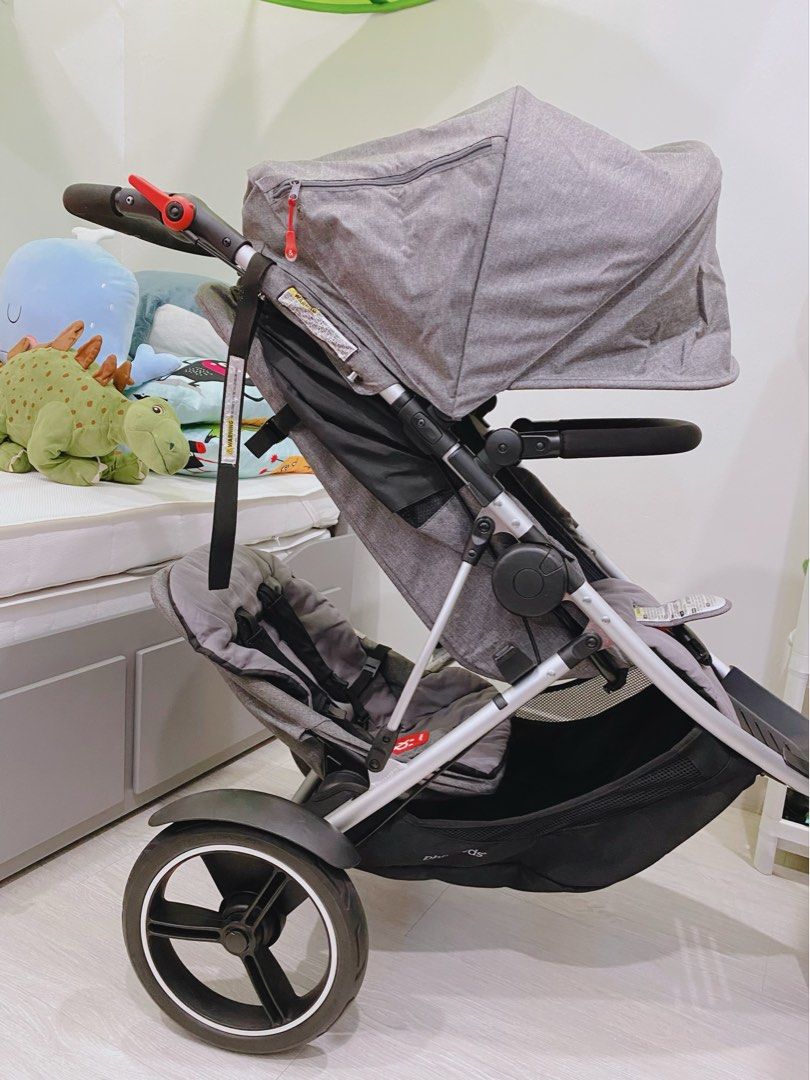 Phil Teds Voyager Double Stroller Babies Kids Going Out