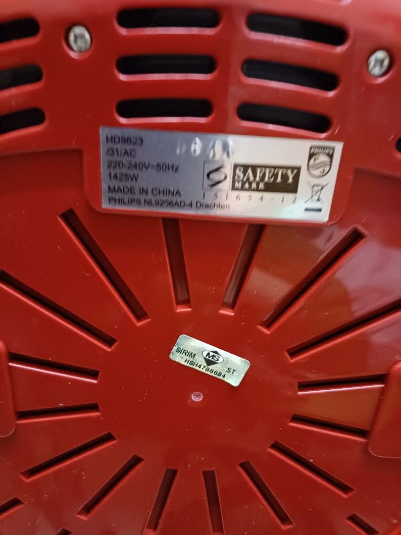 Philips Viva Turbostar Air fryer, Furniture & Home Living, Kitchenware