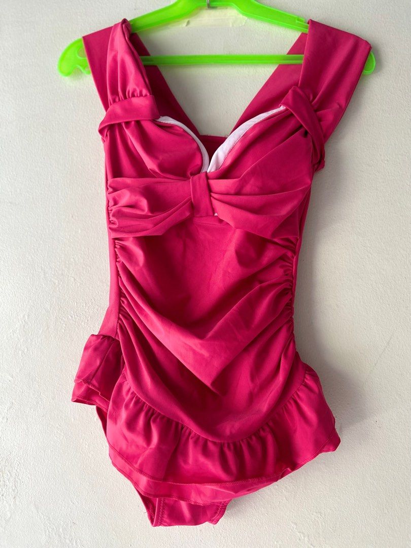 Pink One Piece Swimsuit On Carousell 6475