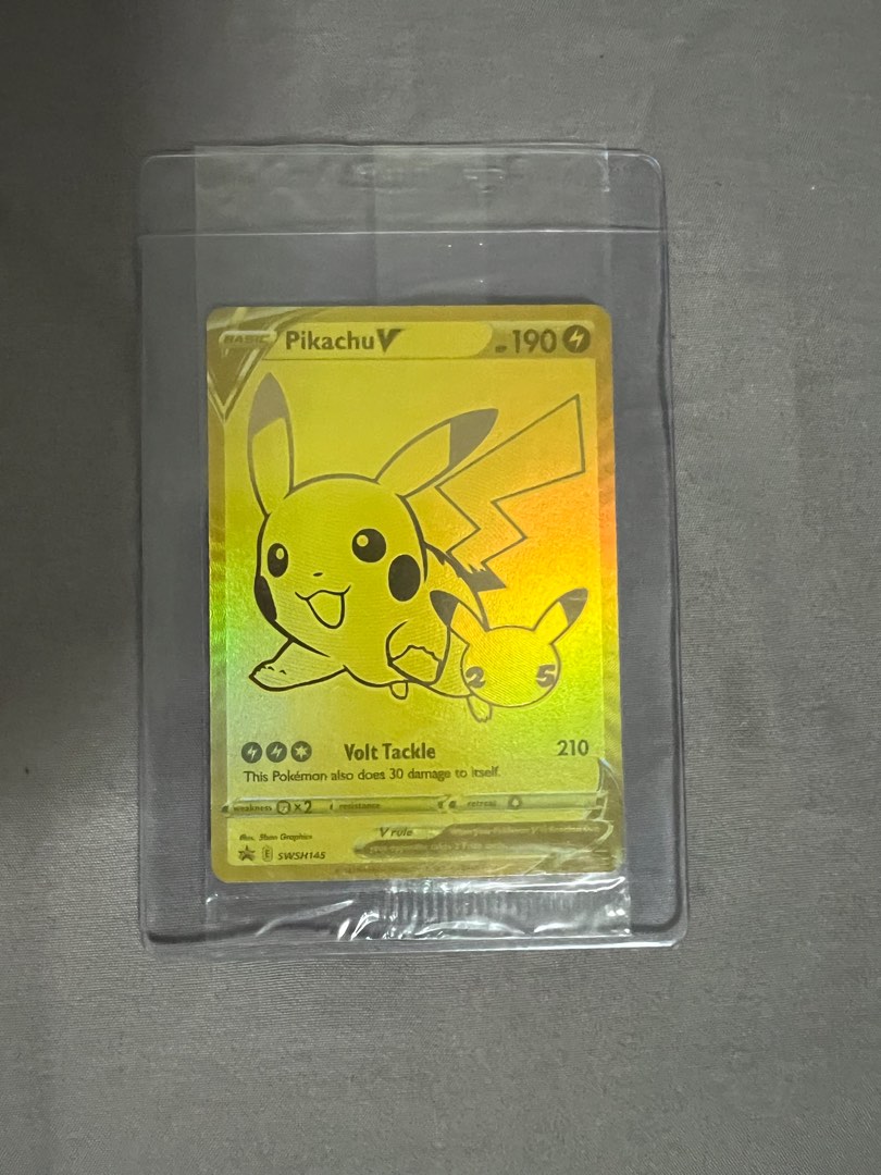 2021 Pokmon TCG Celebrations 25th Anniversary Promo SWSH145 Gold