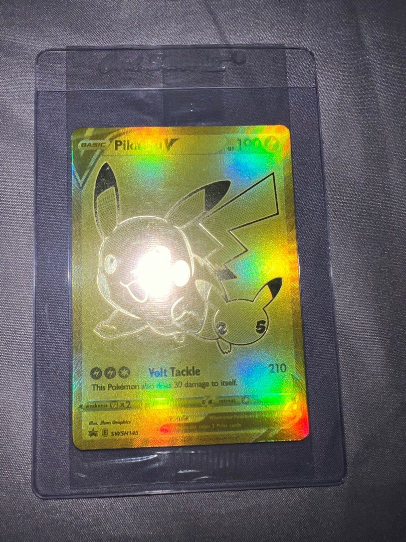 2021 Pokmon TCG Celebrations 25th Anniversary Promo SWSH145 Gold