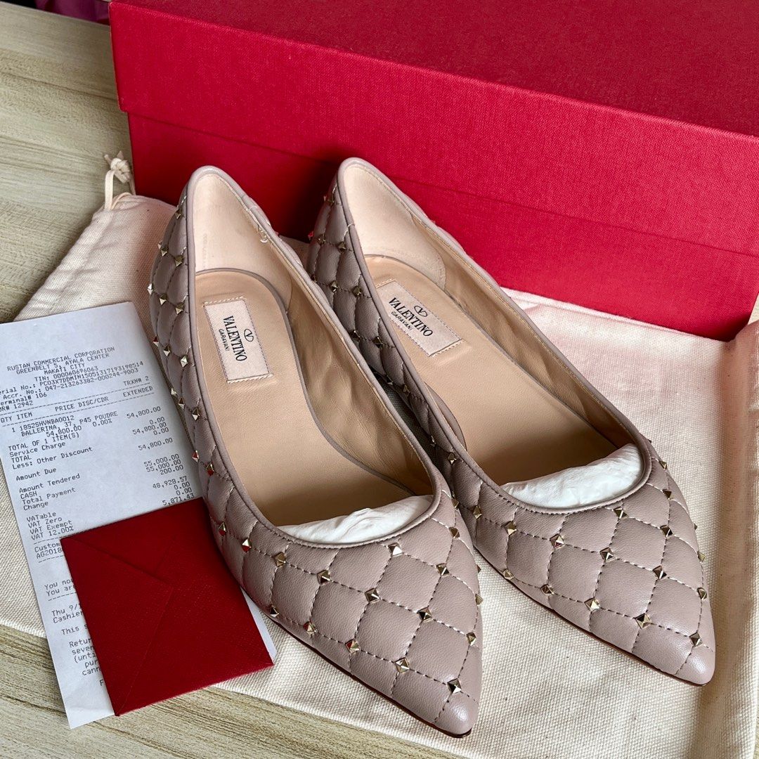 Valentino spike flats on sale