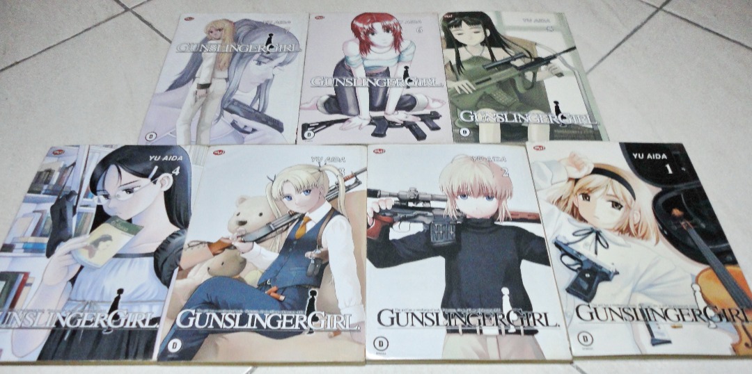 PRELOVED Paket Komik Bekas Murah Guslinger Girl 1-7 - Yu Aida, Buku ...