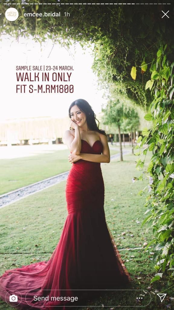 Preloved gowns shop