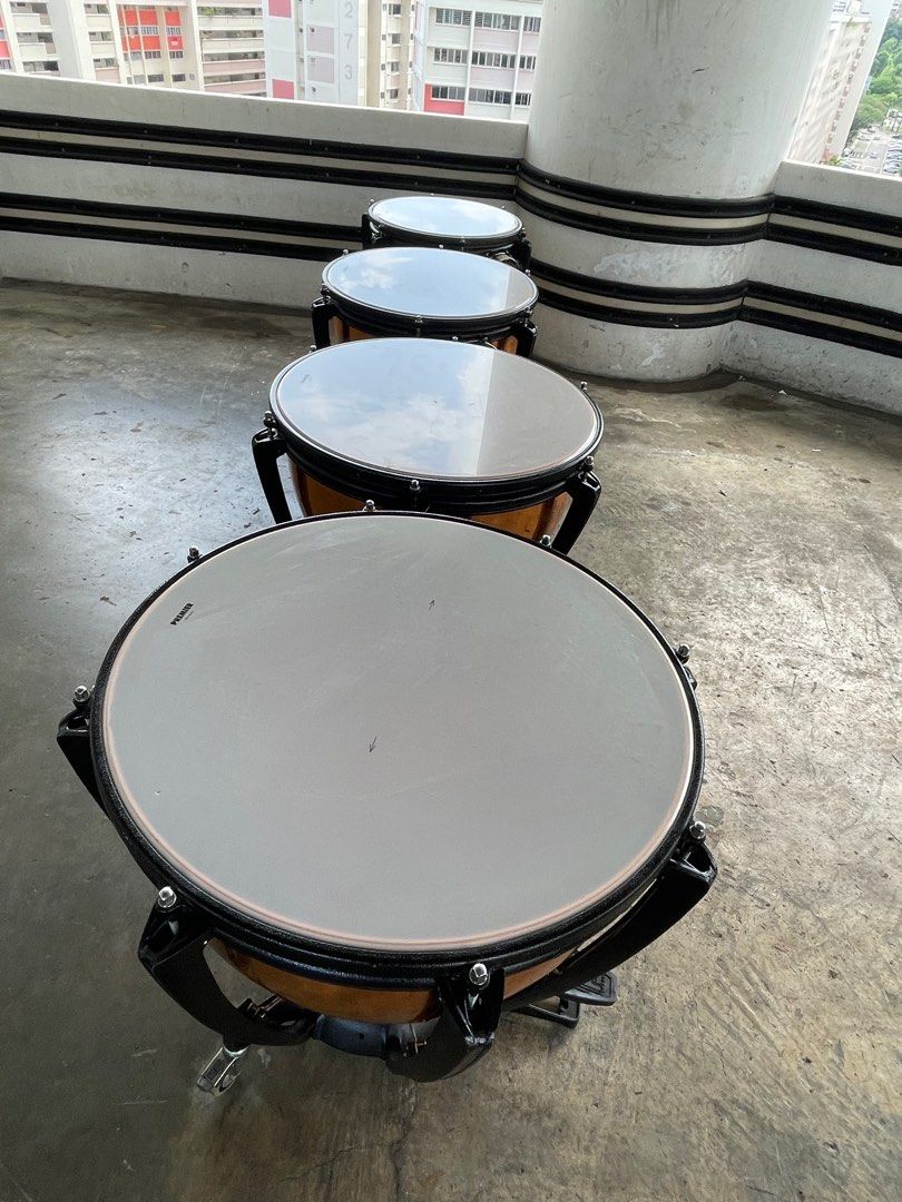 PREMIER SET OF 4 timpani, Hobbies & Toys, Music & Media, Musical