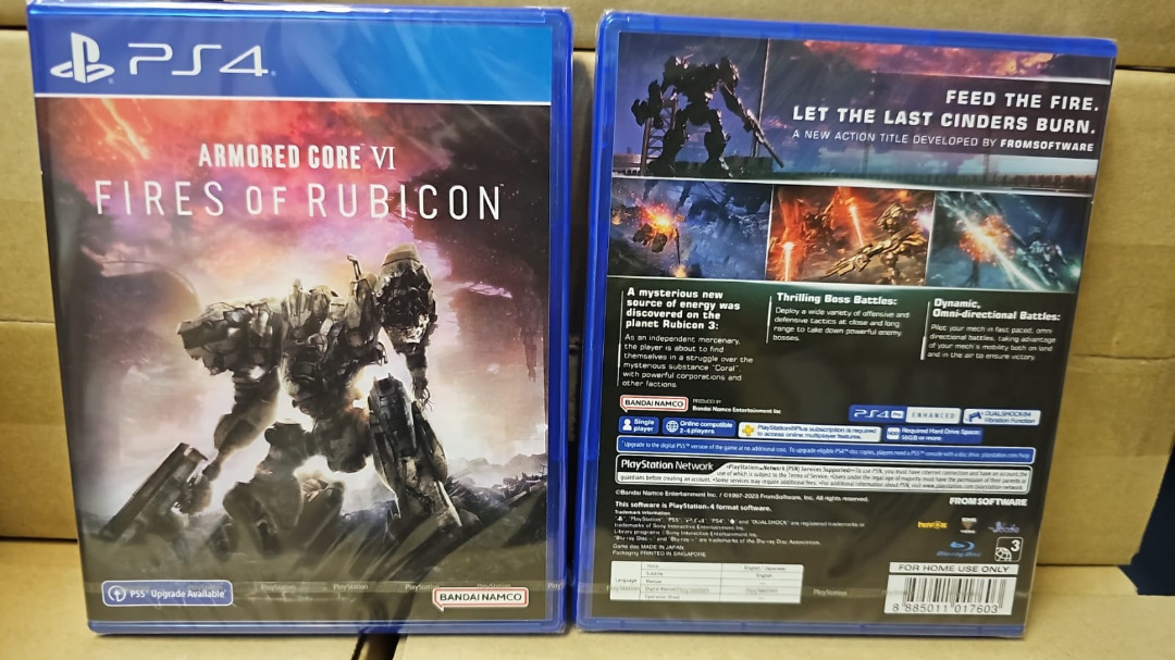 PS4 Armored Core VI 6: Fires of Rubicon, Video Gaming, Video Games