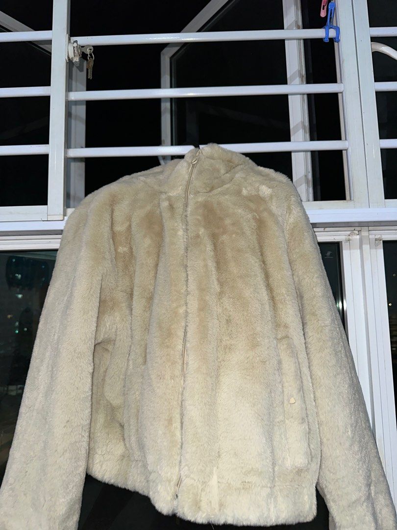 Pull and bear on sale teddy bear coat