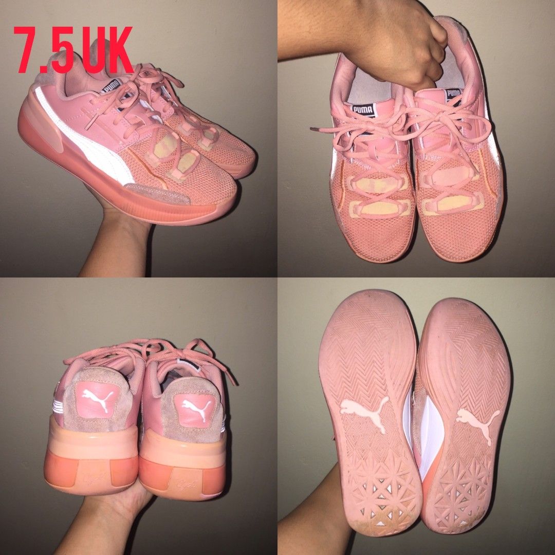 Puma clyde clearance hardwood misty rose