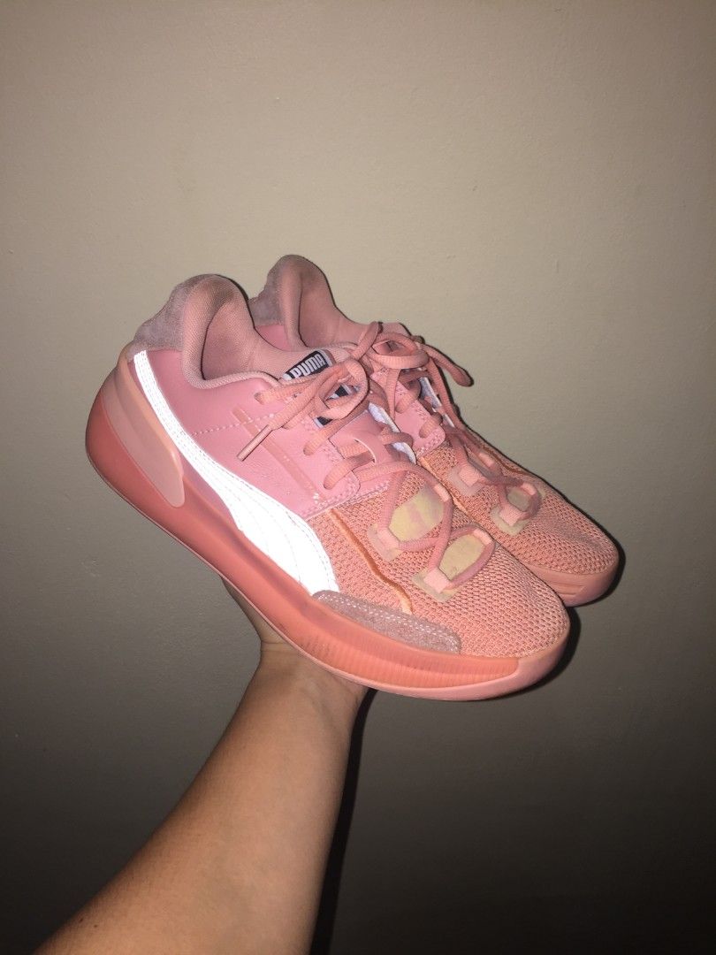 Puma clyde top hardwood rose