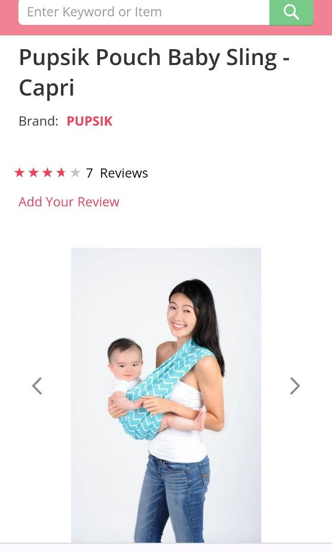 Pupsik hotsell baby sling