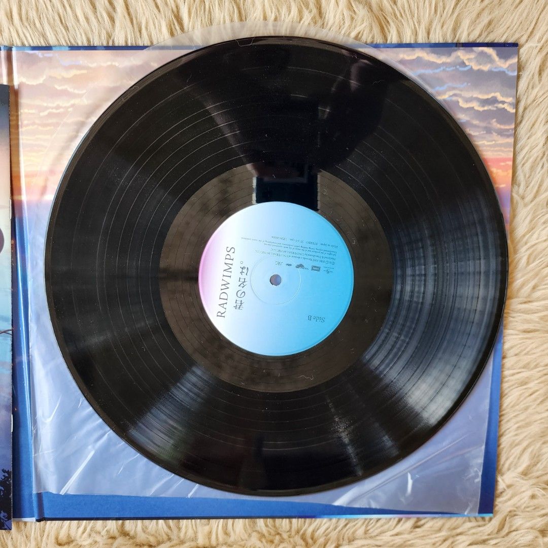 RADWIMPS Your Name (Kimi no Na Wa) Vinyl Clear Record 2 LP Limited