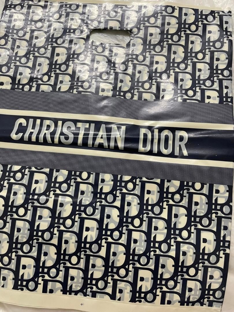 Dior plastic bag clearance