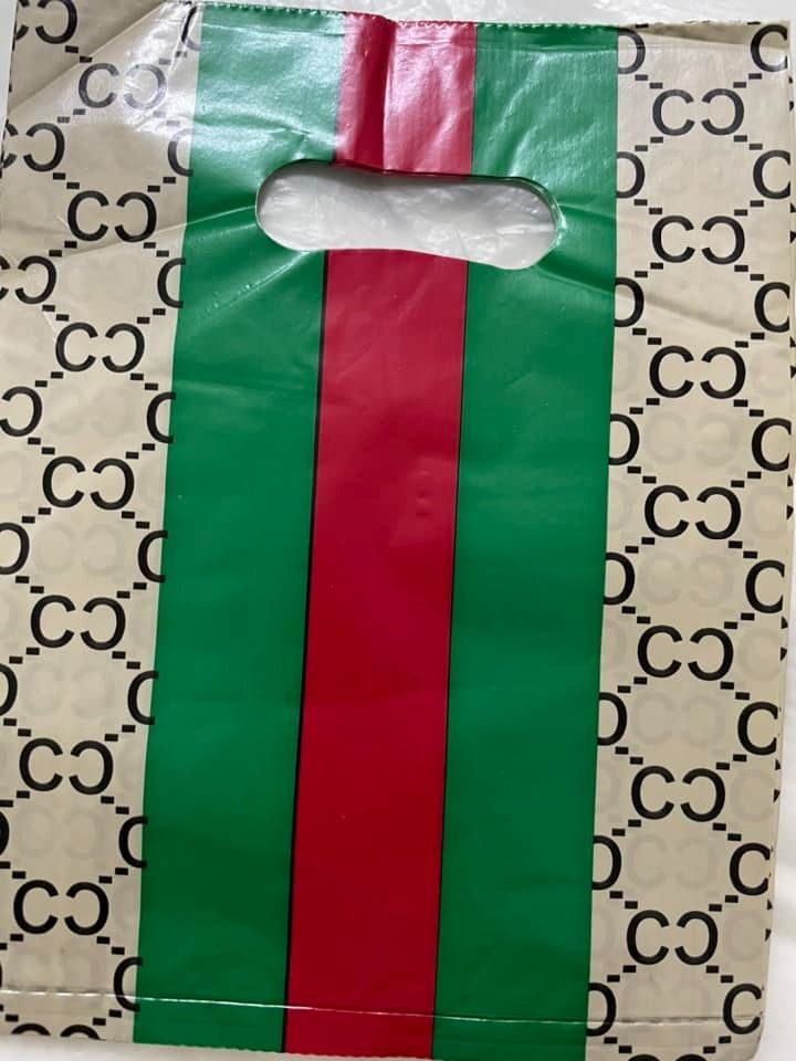 Gucci plastic new arrivals bag