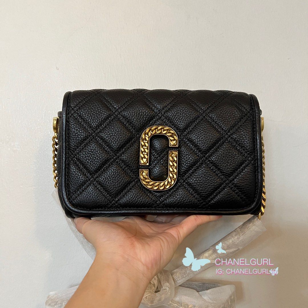 Marc Jacobs Snapshot DTM Black (w slight flaw), Luxury, Bags & Wallets on  Carousell