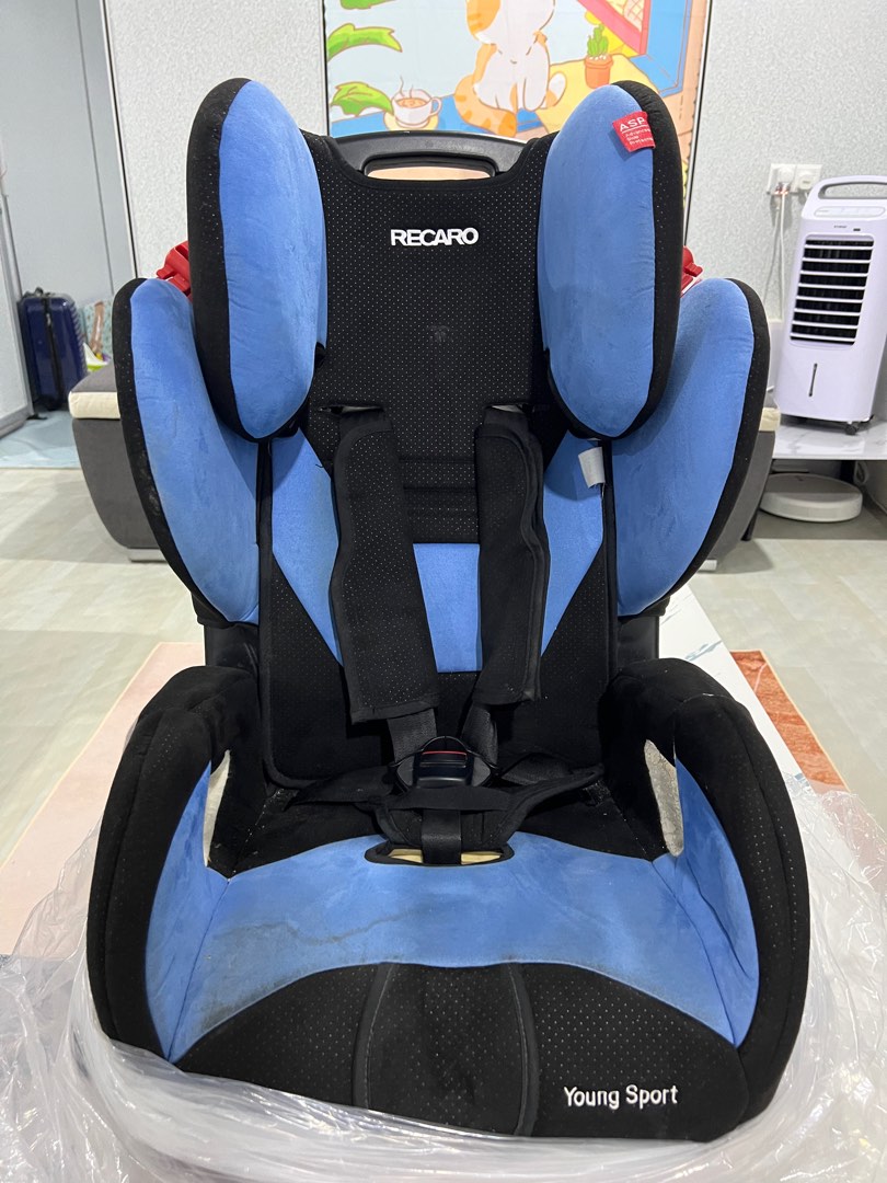 Recaro car best sale seat blue