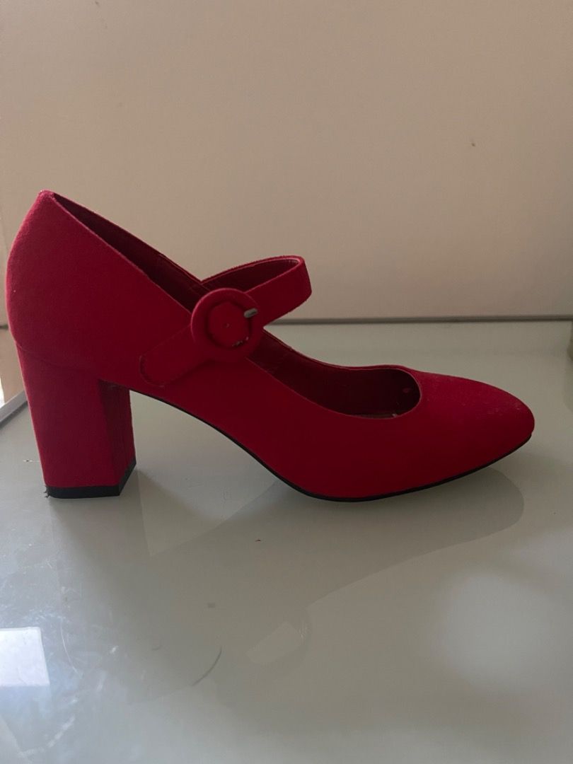 Red suede high heels M S lowered price for meet up 20 Women s