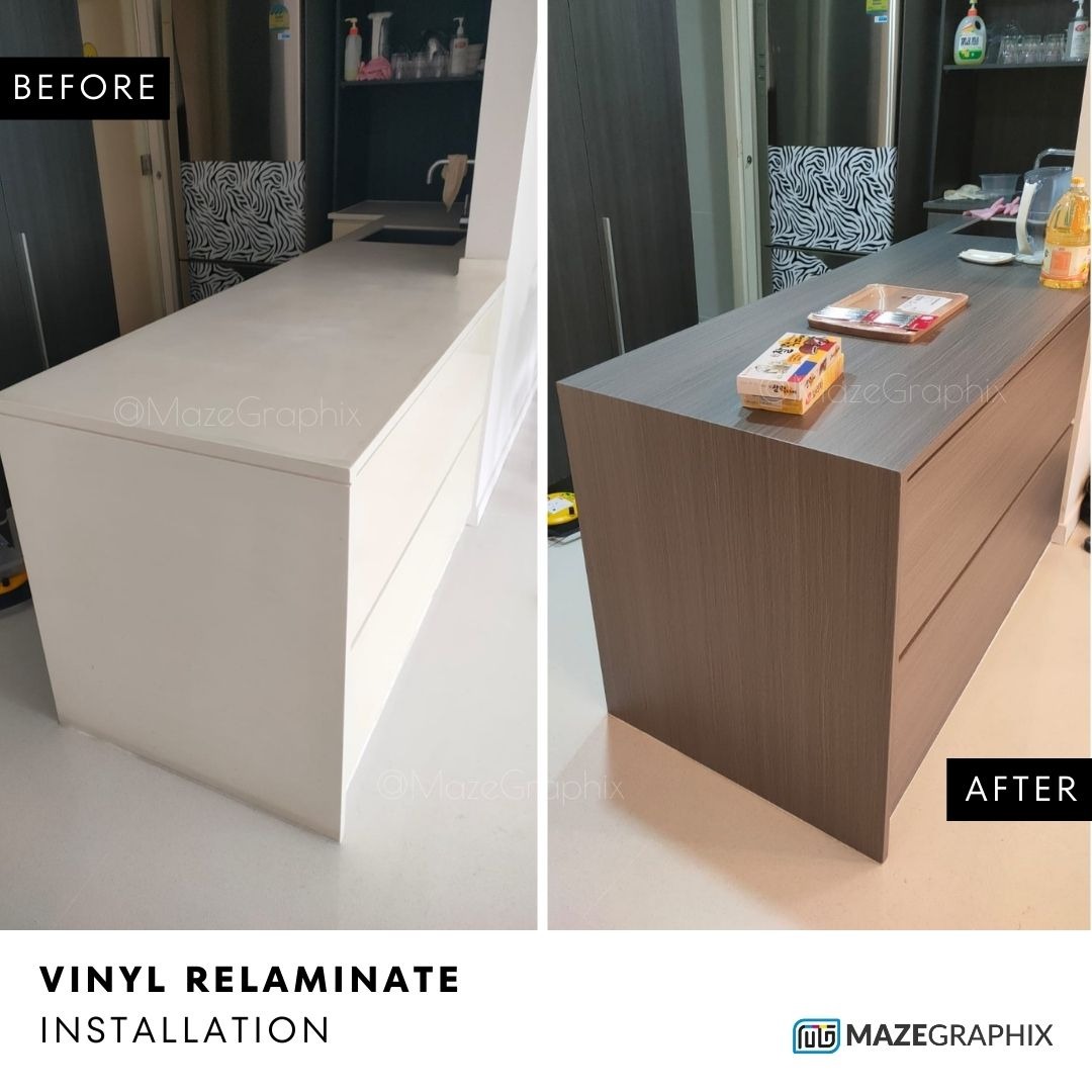 Revive Your Furniture, Expert Vinyl Relaminate Installation!, Furniture