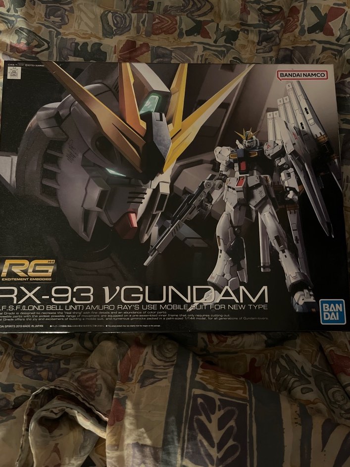RG高達RX-93 VGUNDAM, 興趣及遊戲, 玩具 & 遊戲類 - Carousell