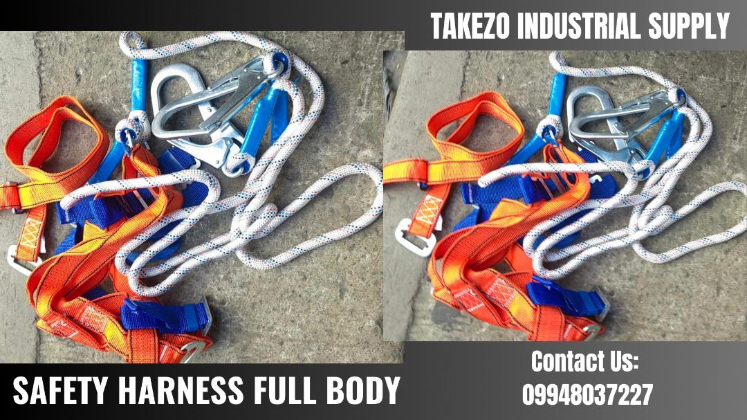 Safety Harness Full Body (Category: Construction Tools & Equipment) located in Manila. Submitted by angiedalu10338 (Listing ID 1250792131, Image 1). Description: Safety Harness Full Body Specs: N-1-001 Price: 1,100/pc For faster transaction call txt or viber 09948037227 Look for Shane *PRICE MAY CHANGE WITHOUT PRIOR NOTICE *ITEM IS VAT EXCLUSIVE *SUBJECT FOR AVAILABILITY *PRICE DEPENDS ON THE SIZES.