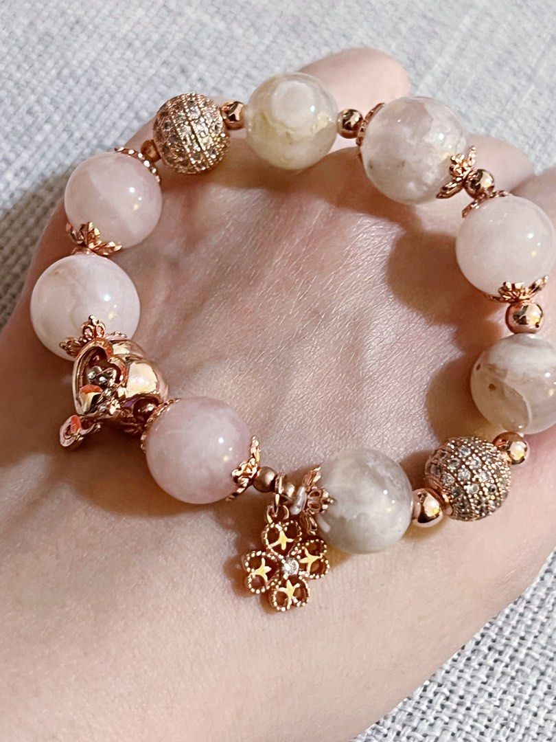 Gold and shop crystal bracelet