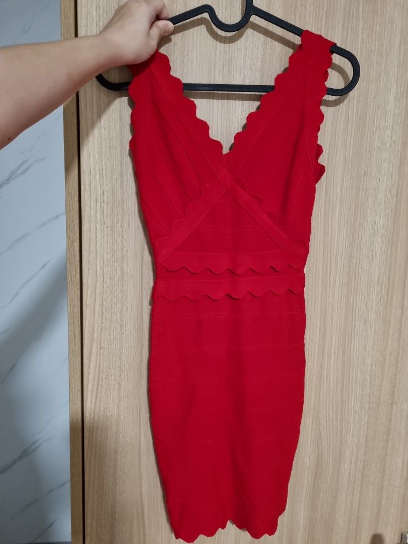 Red club dress sale