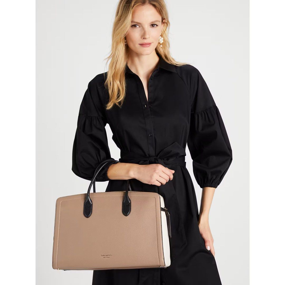 Amazon.com: Kate Spade New York Women's Reegan Smooth Leather Satchel Bag,  Black : Clothing, Shoes & Jewelry
