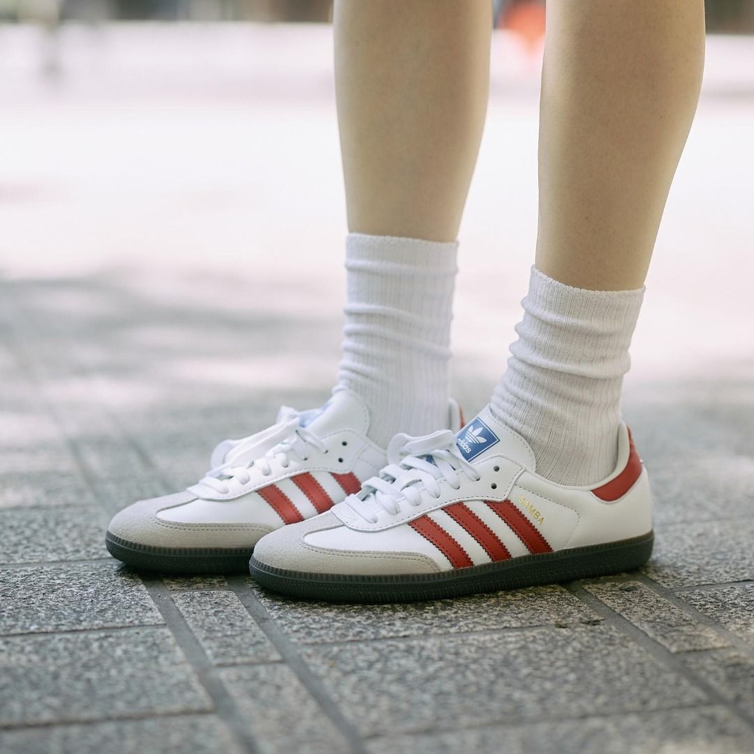 adidas gazelle silver green womens Samba OG 'White Better Scarlet main image 0