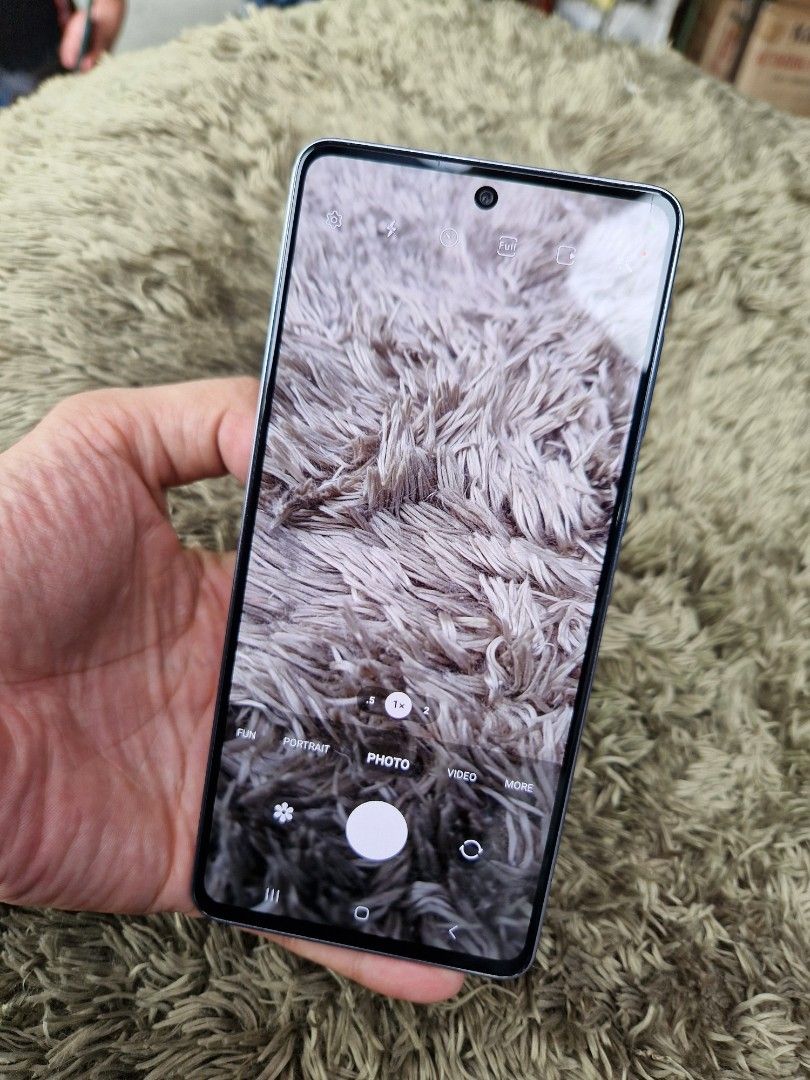 Samsung A73 5g (Category: Samsung) located in Quezon City. Submitted by mubrogadgets (Listing ID 1250891305, Image 2). Description: SAMSUNG A73 5G 👉new release ng samsung 👉no issue/no history of repair 👉super good for gaming and camera 👉high quality display 👉no amoled burn issue 👉super smooth sa gaming 👉pm me for more details 👉5g network connection👌🌐 PROCESSOR🎮 -RAM: 8GB -ROM: 128GB -External Memory Support Up to 512GB -Qualcomm SM7325