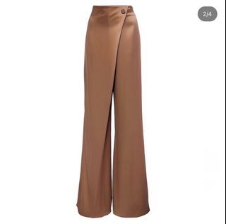 Satin Pants / Celana Coklat