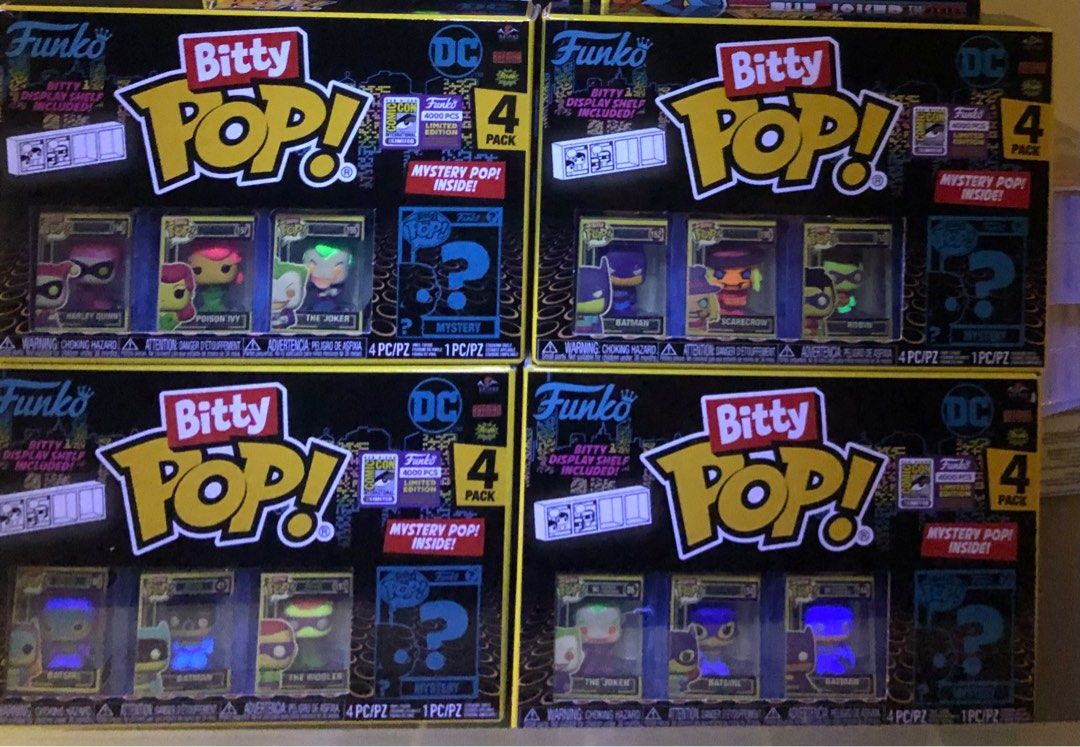 Bitty Pop! DC Comics 4-Pack Series 1