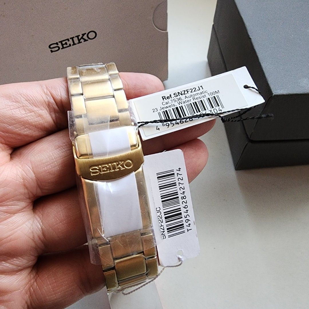 NOS Seiko Sea Urchin Gold SNZF22J1 Men s Fashion Watches