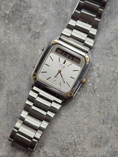 Seiko Vintage Quartz Watch  H557-506A 昭和時代 精工 石英錶 响鬧計時功能  文青懷舊 古董錶