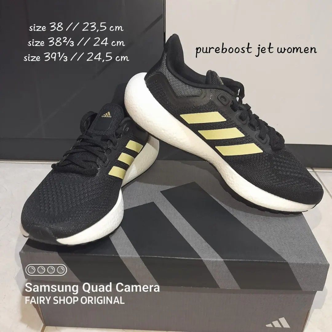 SEPATU ADIDAS PUREBOOST JET WOMEN ORIGINAL BNIB, Fesyen Wanita, Sepatu di  Carousell