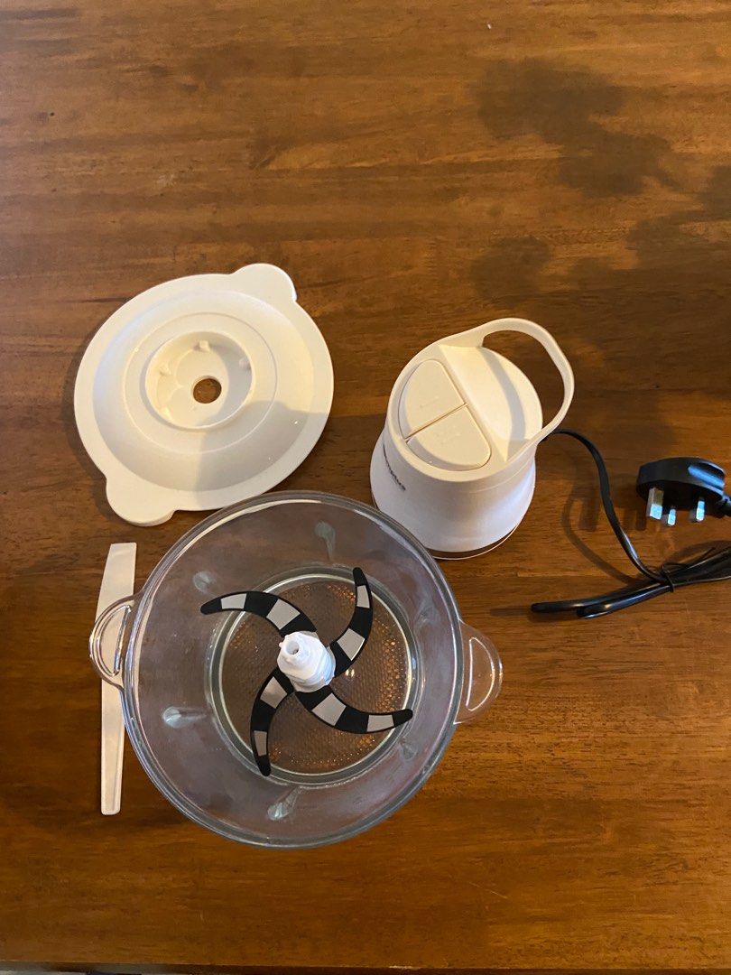 Simplus Meat Grinder 2L Glass Bowl Food Chopper Processor Mincer Mixer ...