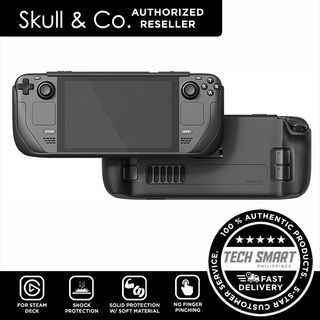  Skull & Co. GripCase Bundle for ROG Ally: Soft Protective Case  with Textured Grips Full Protection and Stand, Shock-Absorption Non-Slip  and Anti-Scratch Cover Design [with Slim Carrying Case] - Black 