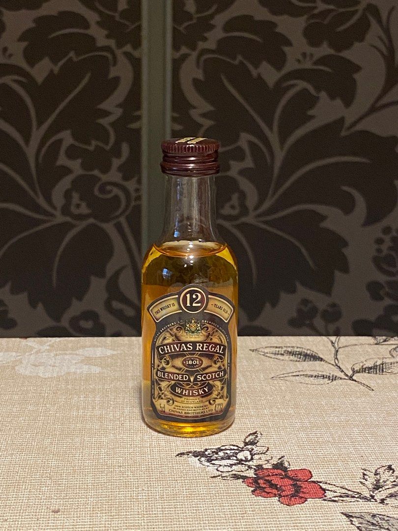 Small Chivas Regal Bottle, Food & Drinks, Alcoholic Beverages on Carousell