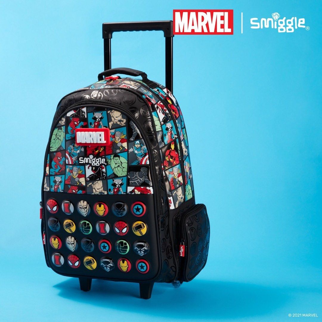 Smiggle bag with wheels hotsell